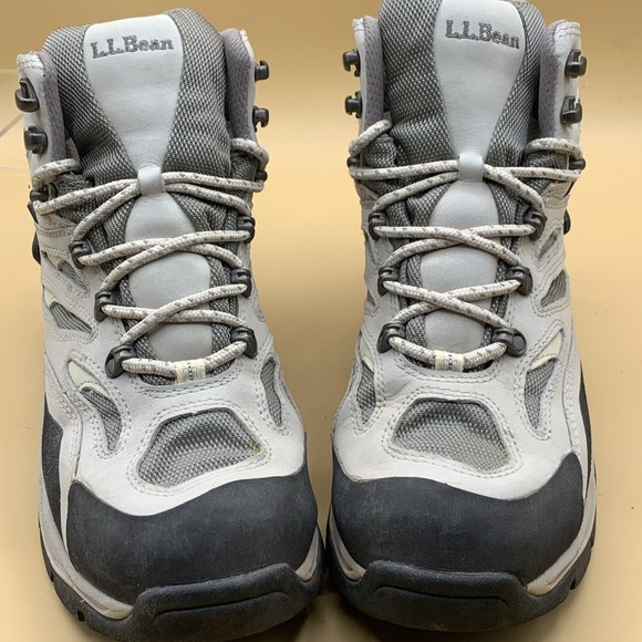 LL Bean Waterproof Women's Tan Brown Hiking Boots Dri Lex Lace Up - Size 9 - Picture 5 of 10